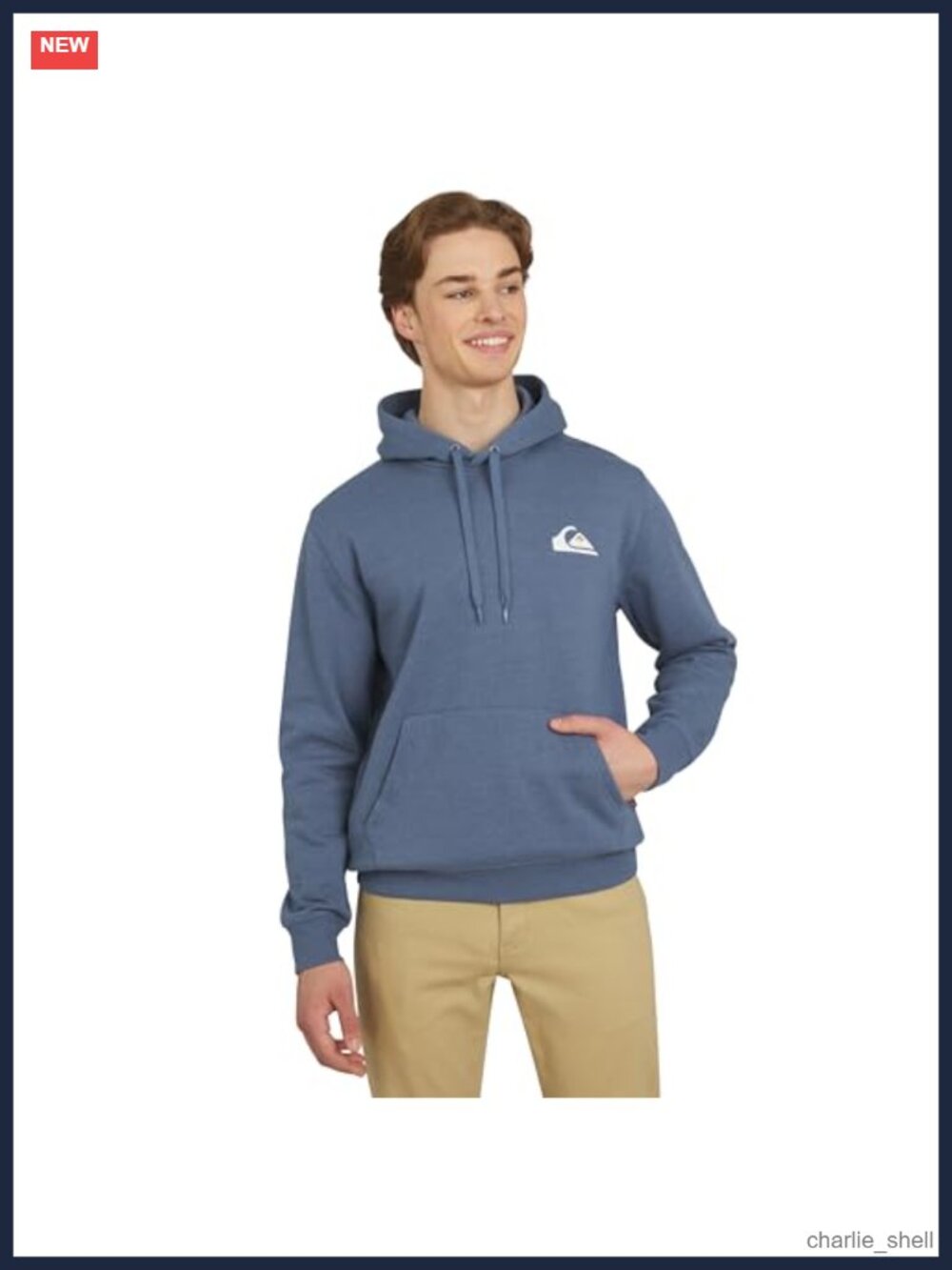 Quiksilver Men's Regular Fit Super Soft Fleece Midweight Pullover Hoodie
